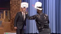 LeBron James and Jimmy Fallon Play 1-on-1…Sorta