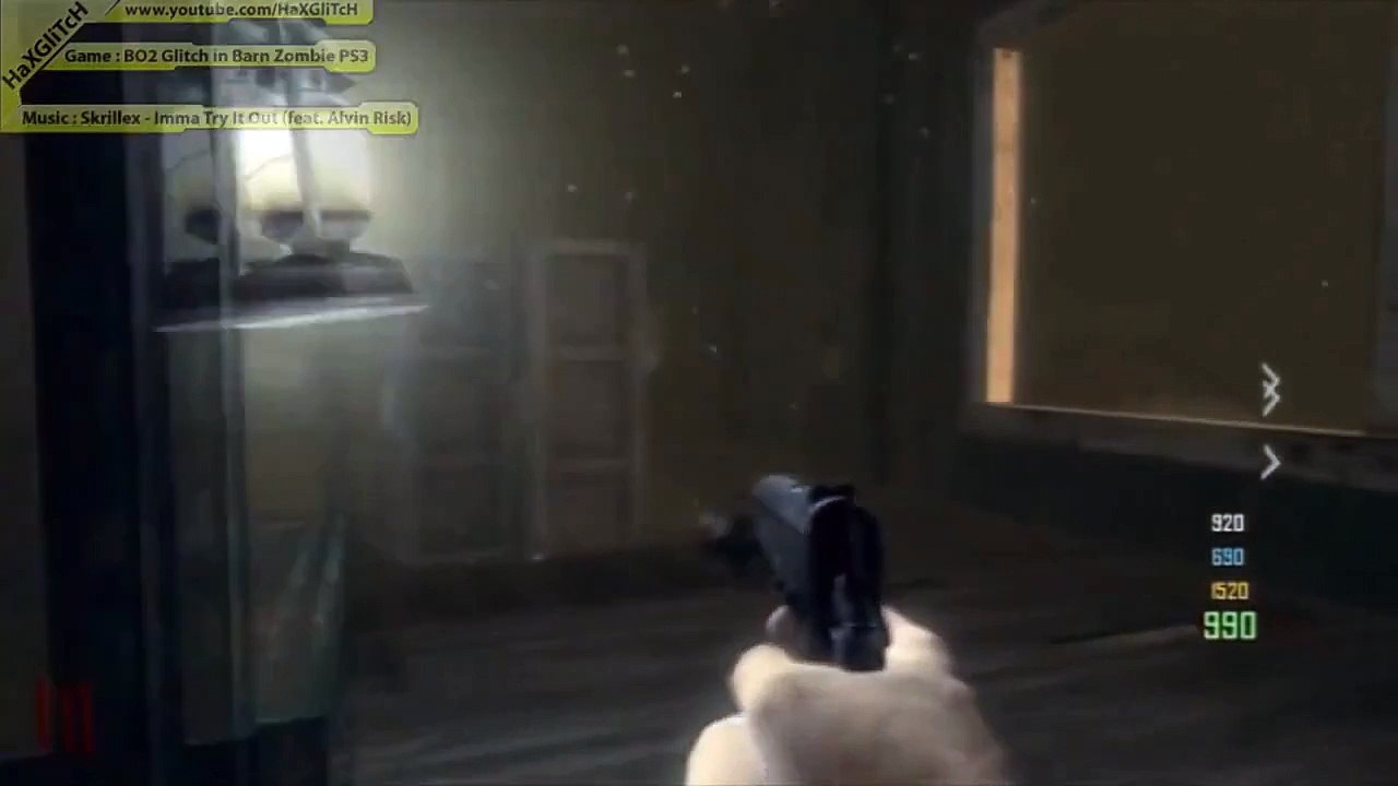 Game : BO2 Glitch in Barn Zombie PS3 / Music : Skrillex - Imma Try It Out (feat. Alvin Risk)