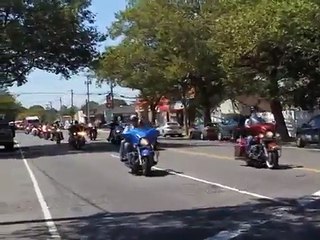 World Trade Center Steel passing through Franklin Square, NY