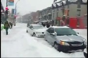 Tempête de Neige à Montréal.