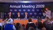 Davos Annual Meeting 2009 - Gordon Brown, Ban Ki-moon Presser