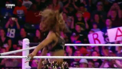 Alicia Fox & Jillian Hall w/ Maxine vs. The Bella Twins (Nikki & Brie) w/ Jamie Keys