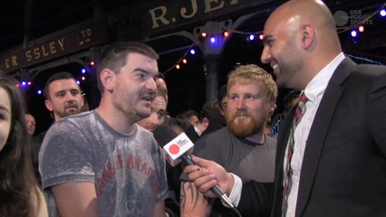 MMAJunkie talks to the fans in Glasgow