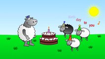 Best Funny Videos Happy Birthday Animated Sheep Cartoon Happy Birthday Song With Cake 0682