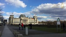 كواليس التصوير بالقرب من مبنى البرلمان الألماني