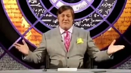 Stephen Fry impersonates Johnny Vegas
