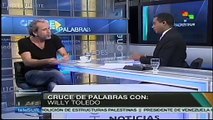 Willy Toledo en teleSUR Venezuela anuncia que se va a vivir a Cuba. Exiliado en La Habana