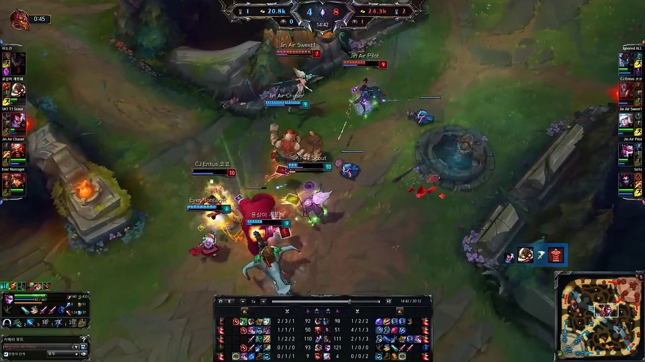 Jin Air Pilot - Vayne vs Corki - KR LOL SoloQ Highlights