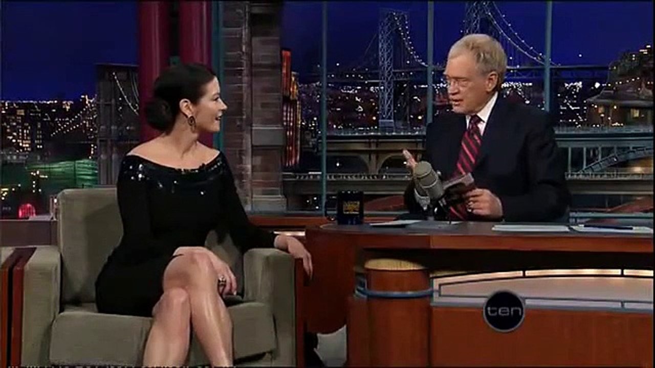 Catherine Zeta-Zone (Letterman)