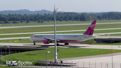 Delta Air Lines Boeing 767-432/ER Flight DL131 Munich München to Atlanta N845MH
