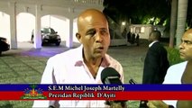 S.E.M Laurent Salvador Lamothe rive nan Ministè Planifikasyon. Haitian Government Day