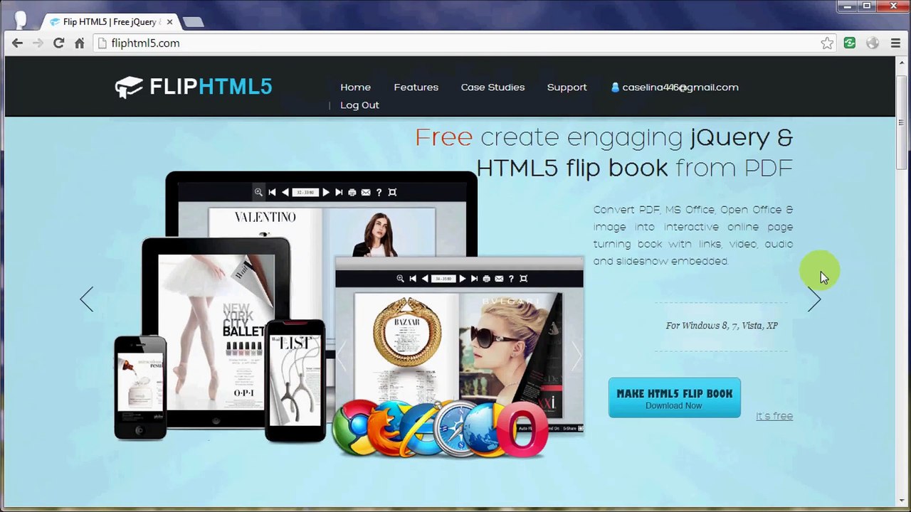 Free PDF jQuery flipbook- The Most Powerful and Responsive jQuery Flipbook Publisher