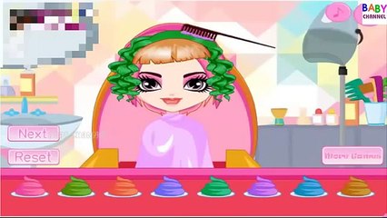 Trò chơi trẻ em,cắt tóc cho búp bê ,doll game ,haircuts for dolls