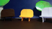 How to make an origami chair - origami bench (Henry Phạm)