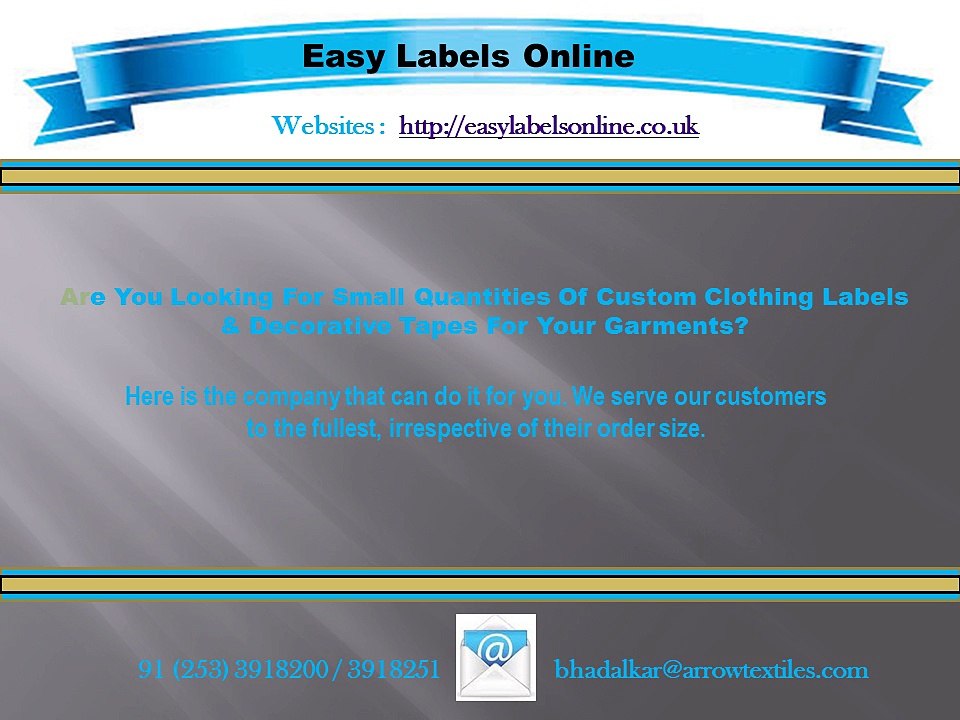 Easy Label Online - easylabelsonline.co.uk
