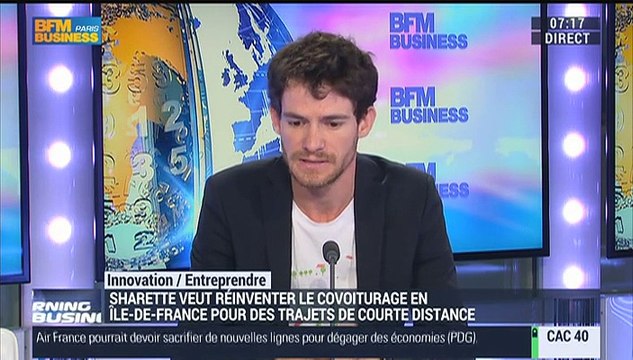 Sharette, le covoiturage à court distance: Grégoire de Pins - 16/07
