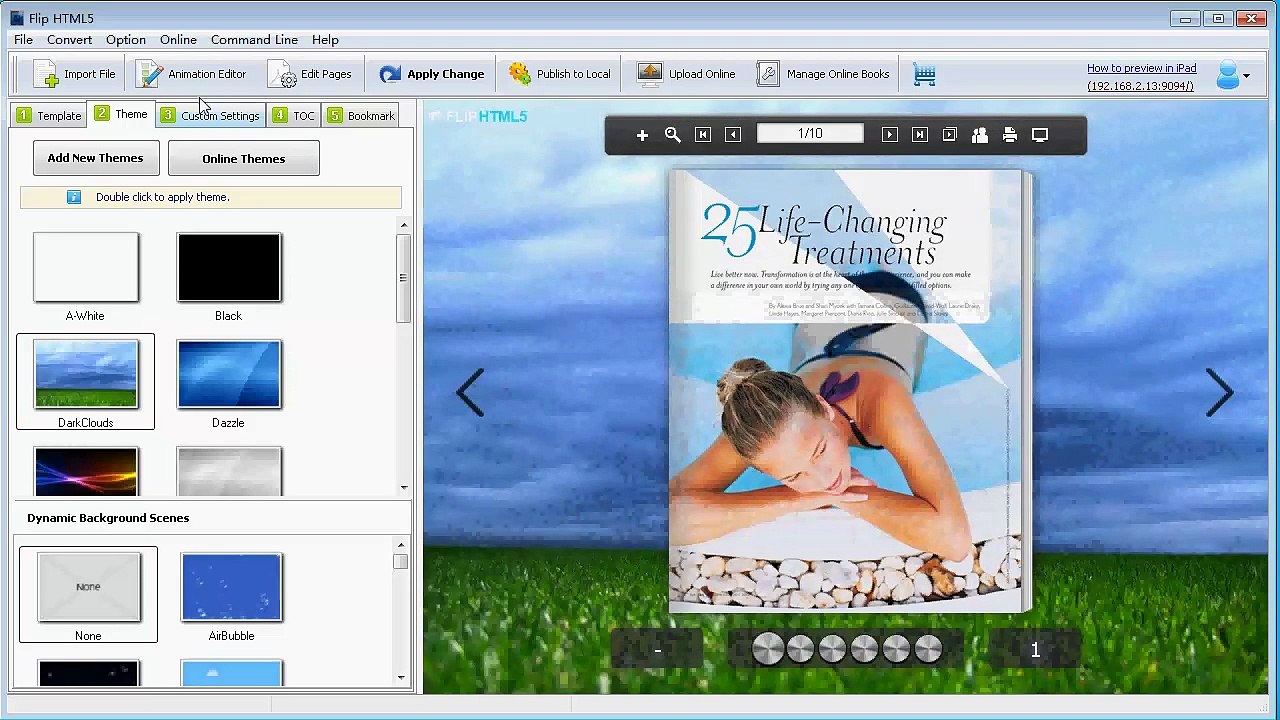 Free Jquery Page Turning Creator for a Professional eBook