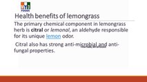 Health benefits of lemongrass   FRUITS BENEFITS   HEALTH TIPS