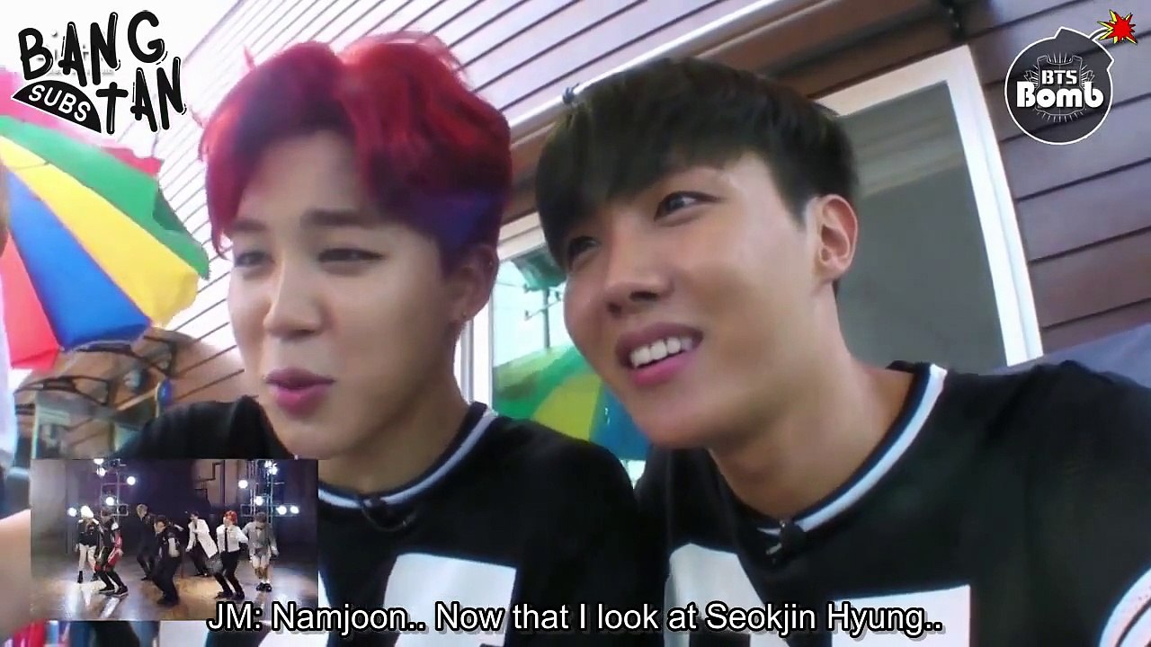 [ENG] 150710 BOMB: J-hope&Jimin's 'DOPE' Music Video Reaction