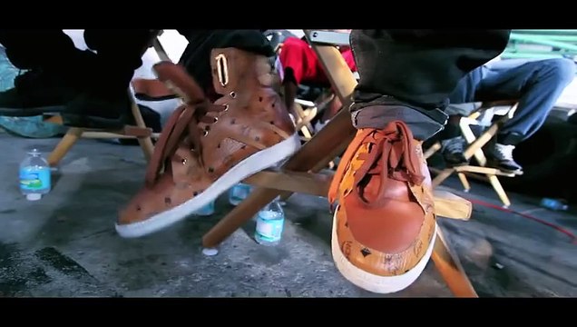 MEEK MILL, WALE & FRENCH MONTANA FREESTYLE CYPHER ON SET OF BAG OF MONEY VIDEO SHOOT