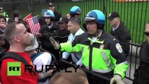 USA: Protesters break through barriers, take them to White House