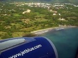 Jetblue Inaugural Flight Landing In St. Lucia