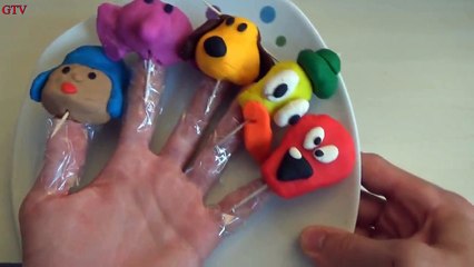 Nursery Rhymes | Play Doh Pocoyo Finger Family Song  for Children and Kids