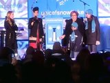 UNICEF: Rihanna helps light the UNICEF Snowflake in NYC