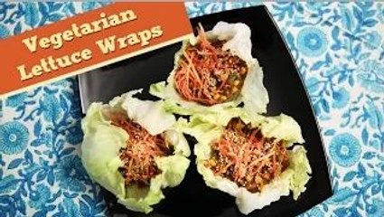 Vegetarian Lettuce Cups | Quick & Easy To Make Starter Recipe | Divine Taste With Anushruti