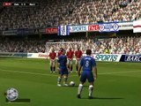 FIFA 2005 gameplay - Chelsea vs. Man Utd HQ