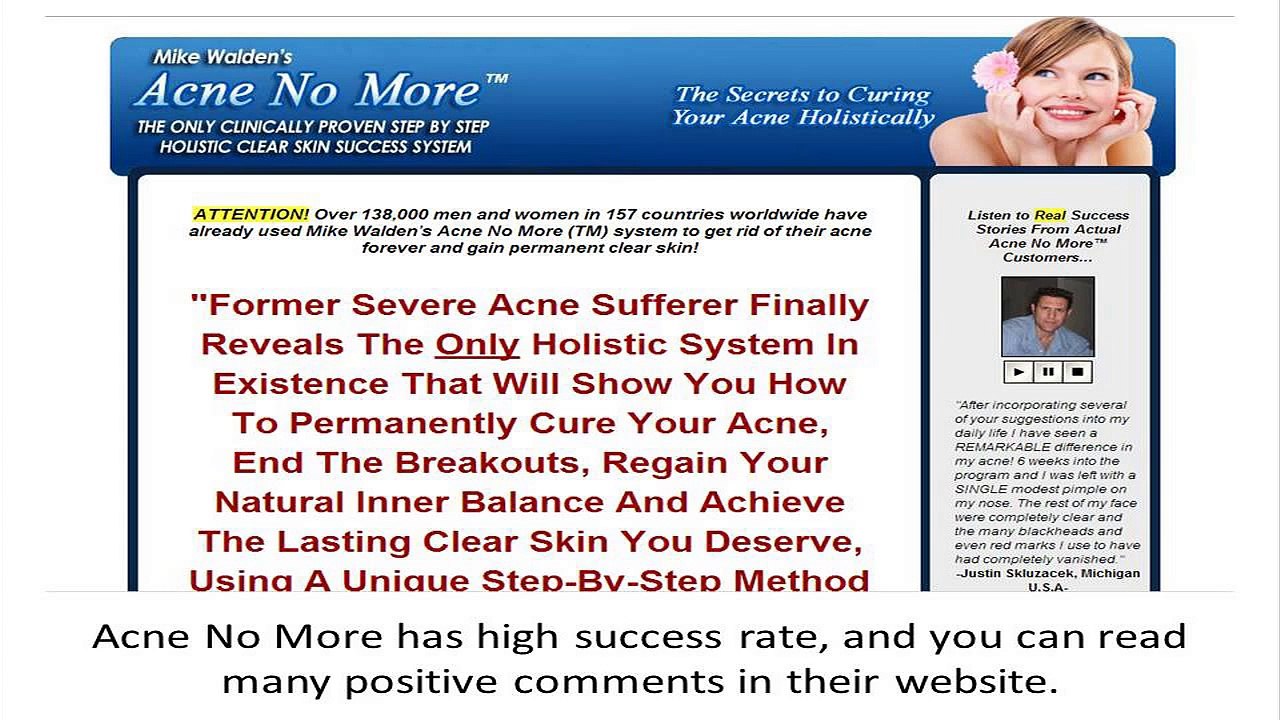 Acne No More Review (unbiased) _ Testimonial from my friend Bobby