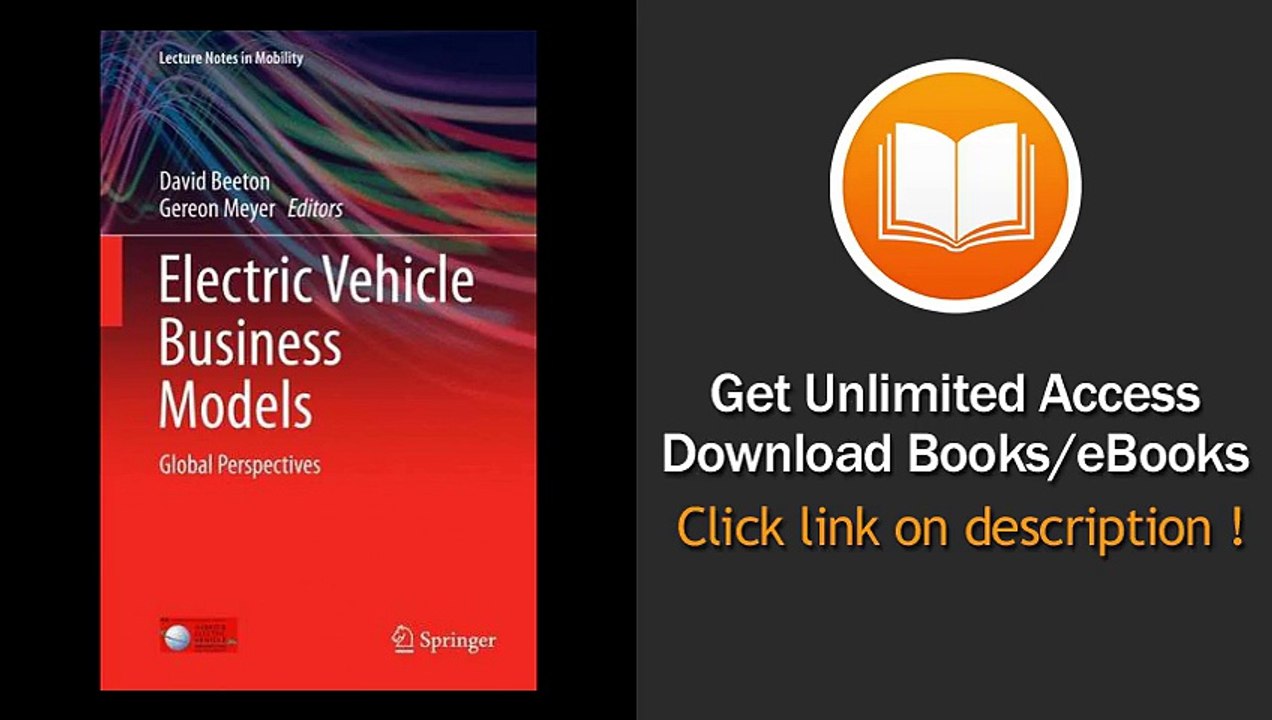 [Download PDF] Electric Vehicle Business Models Global Perspectives