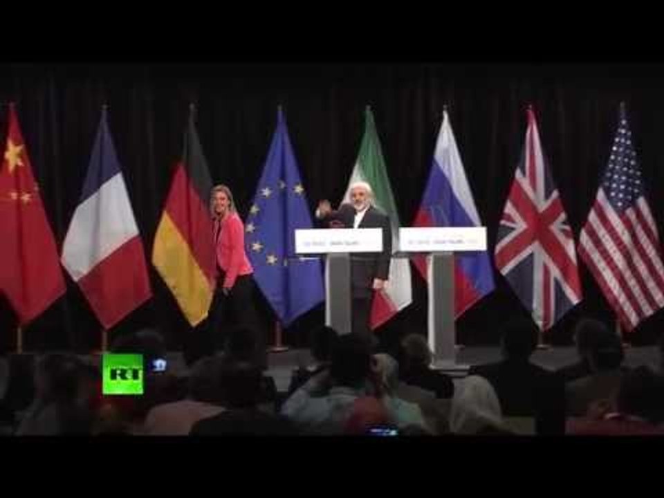 Nuclear deal reached - Iranian FM Zarif & EU foreign policy chief Mogherini news conf