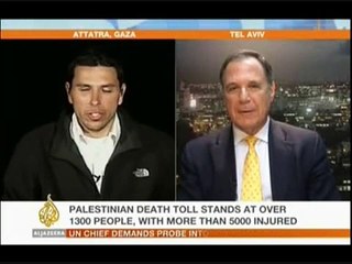Ayman Mohyeldin interviews Dan Gillerman about the war in Gaza