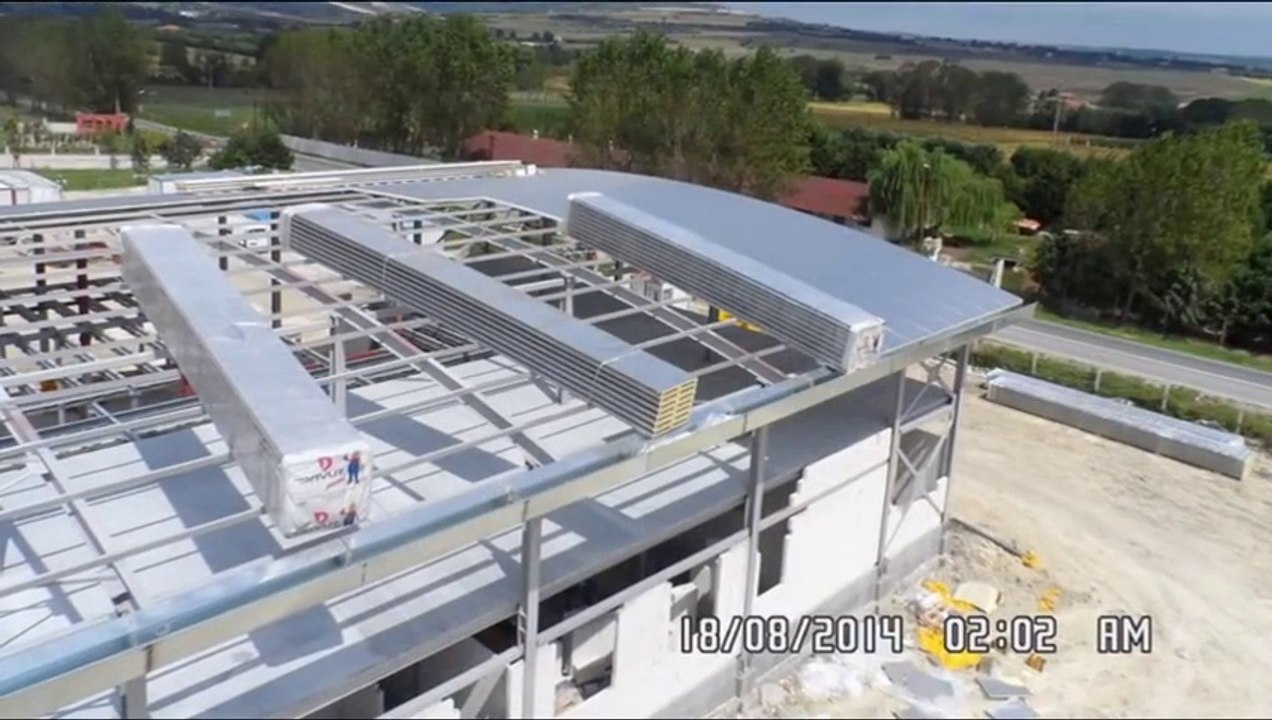 Steel Construction Factory - Prefabricated Factory - Manufacturing of Steel Factory Structures Termit Steel