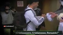Cristiano Ronaldo deixa menino em lágrimas