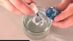 Acrylic gel nail art: water marble nail polish tutorial