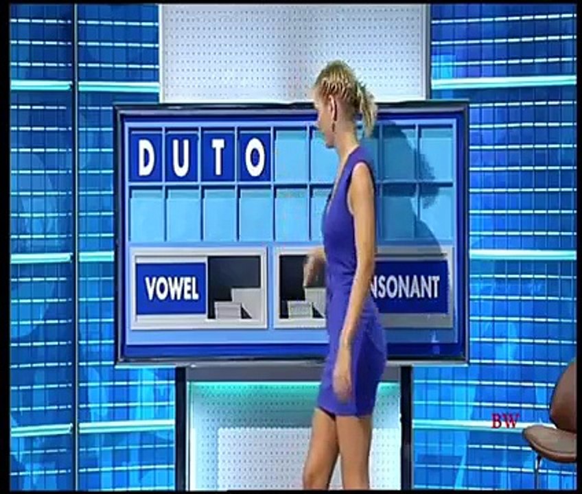 Rachel Riley - Short Blue Dress (21/10/09)