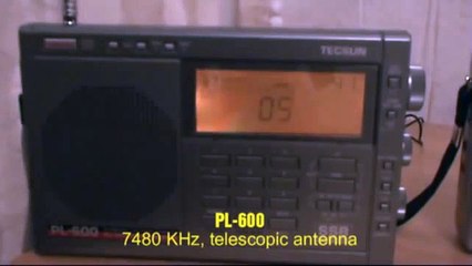 Tecsun PL600 + active antenna Degen 31MS vs. SilverCrest KH2029