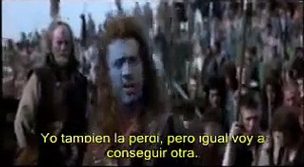 William wallace motiva a enamorados llorones(Corazón Valiente)