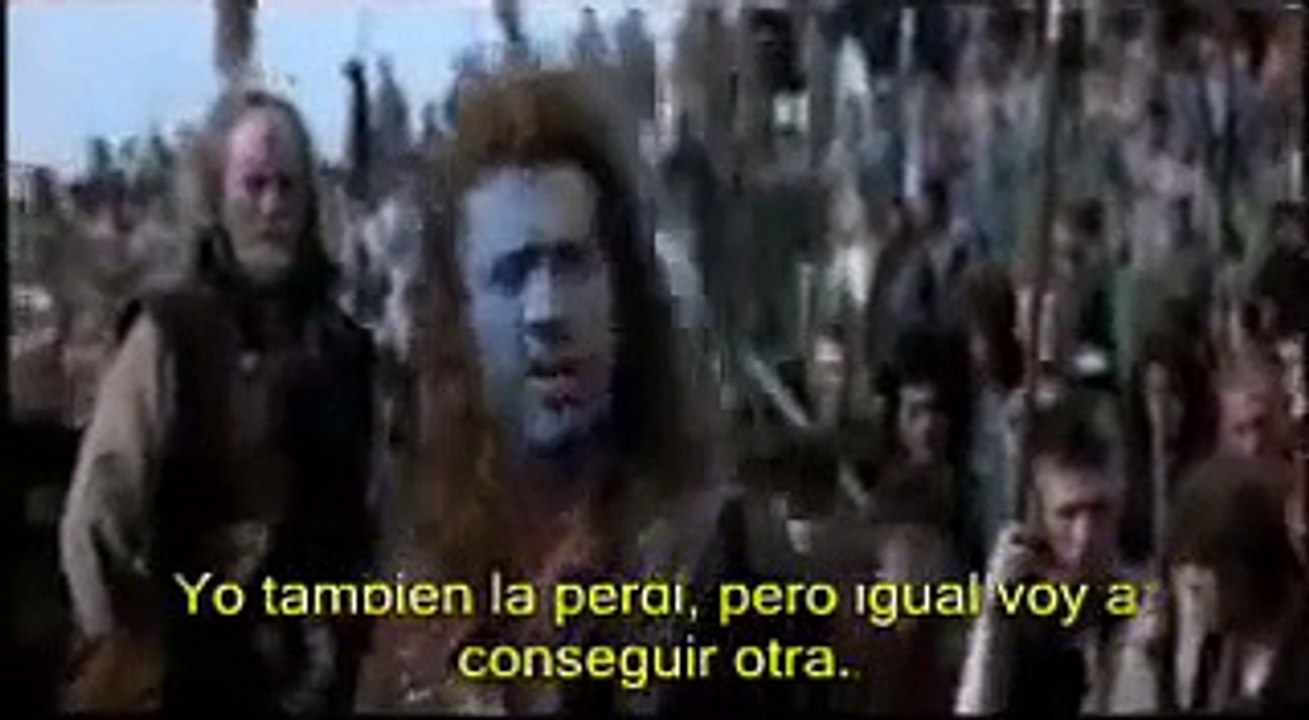 William wallace motiva a enamorados llorones(Corazón Valiente)