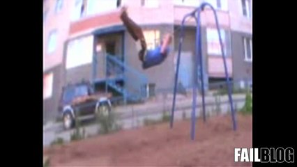 FAIL Blog  HD Swing Set FAIL