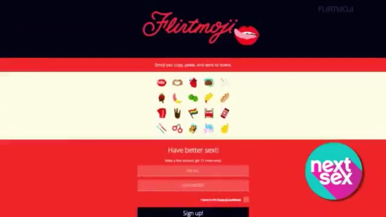 Flirtmoji, les émoticones coquines