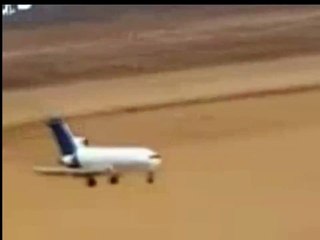 Plane Crash Landing In The Desert