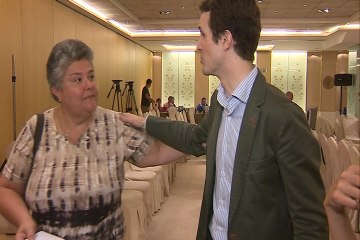 Afectados del Vuelo JK5022 abordan a Casado