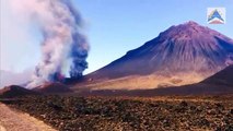 Erupção do Vulcão do Fogo 23-11-2014 Videos de Imagens