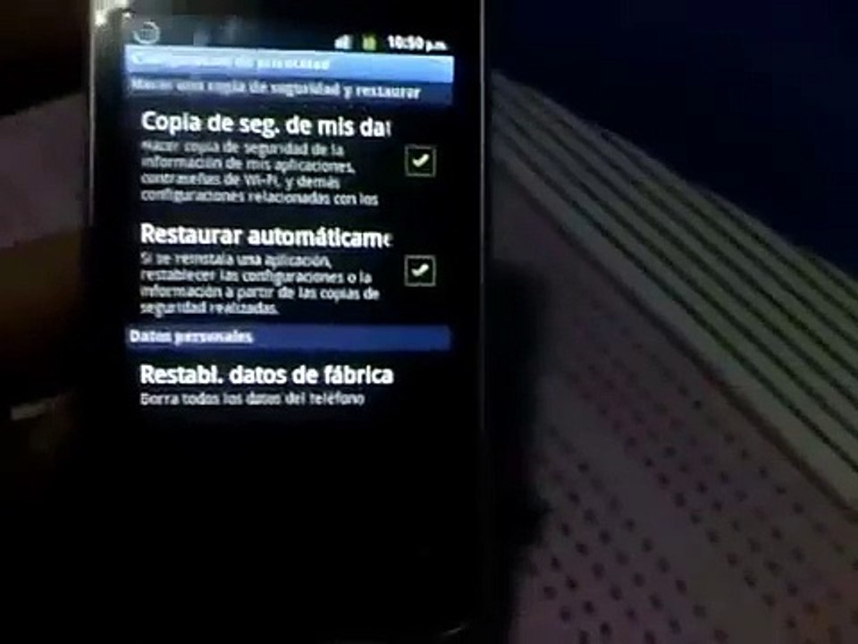 Resetear celular de fabrica (en android 2.3.6)