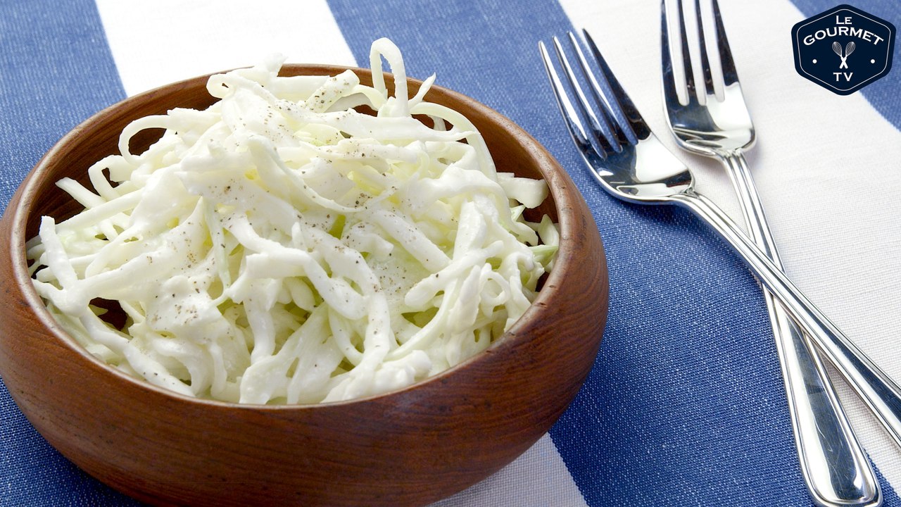 Old Fashioned Sweet-Sour Coleslaw Recipe  - Le Gourmet TV