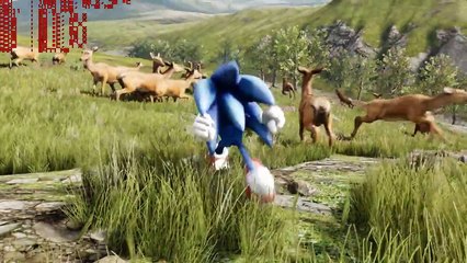 Sonic avec le moteur Unreal Engine 4