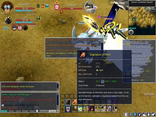 Learning Alphamon Oryuken Combo using Both Skill.Digimon Masters Online